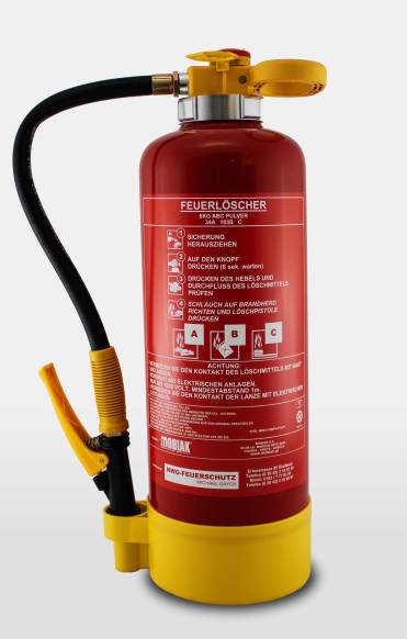 Mobiak 6 KG Auflade Pulver Löscher Mobiak 6 KG Auflade Pulver Löscher