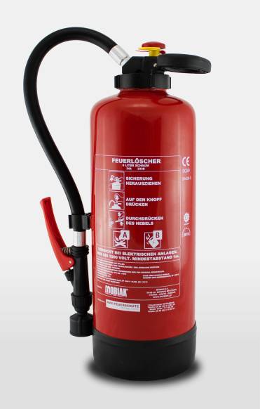 Mobiak 6 Liter Schaum Auflade Kartuschen Löscher Mobiak 6 Liter Schaum Auflade Kartuschen Löscher
