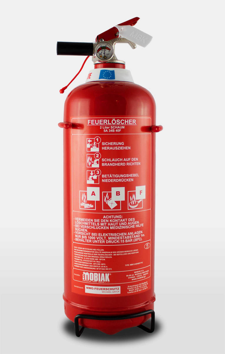 Mobiak 2 Liter Fettbrand Dauerdrucklöscher