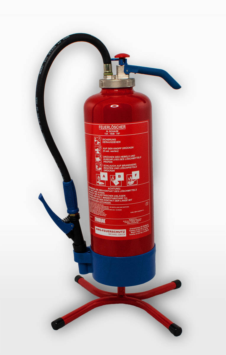 Feuerschutz Pro 6 Liter Fettbrand Aufladelöscher Paket - Fluorzusatzfrei!